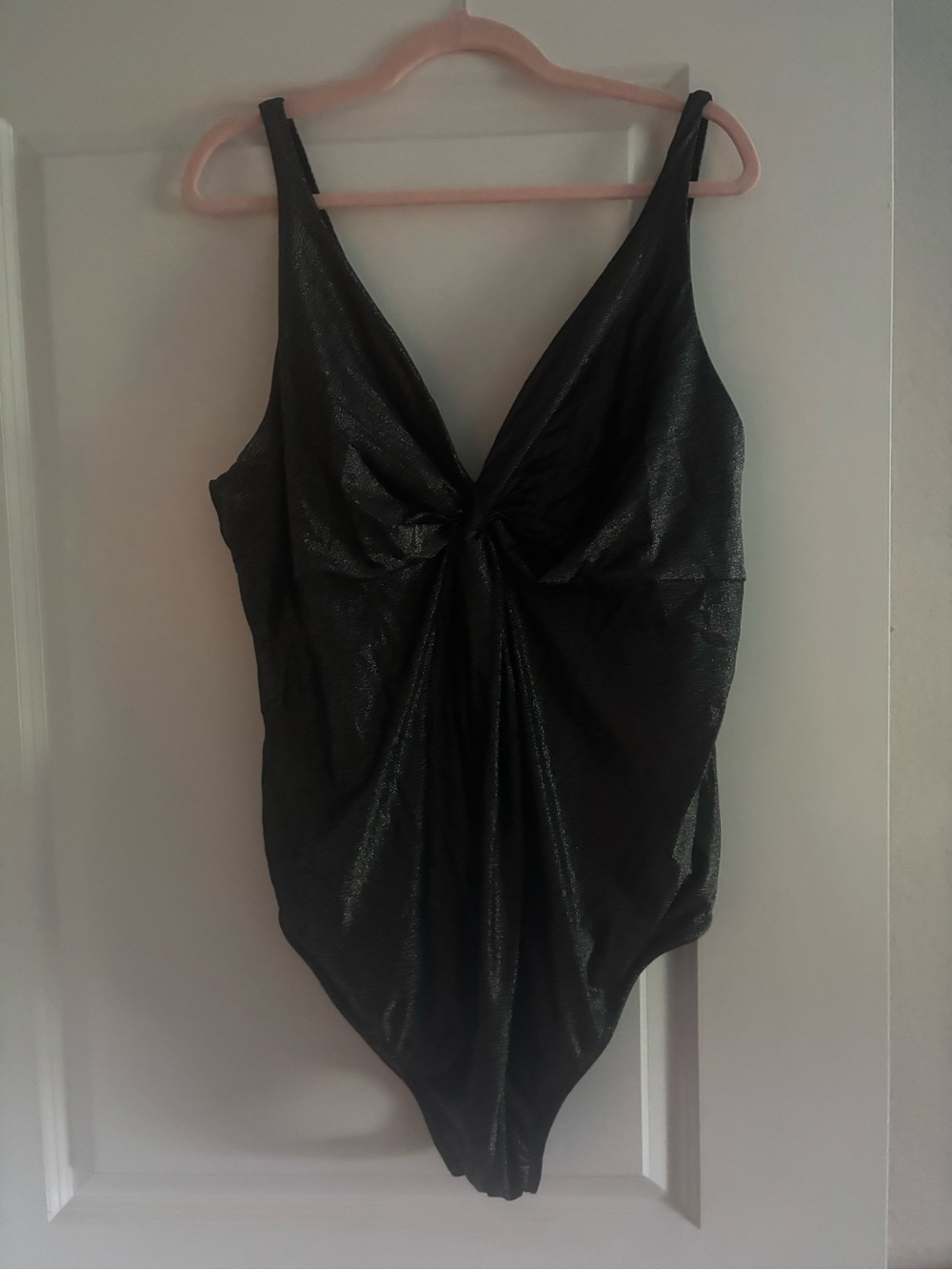 YITTY Black Twist-Front One-Piece Swimsuit
